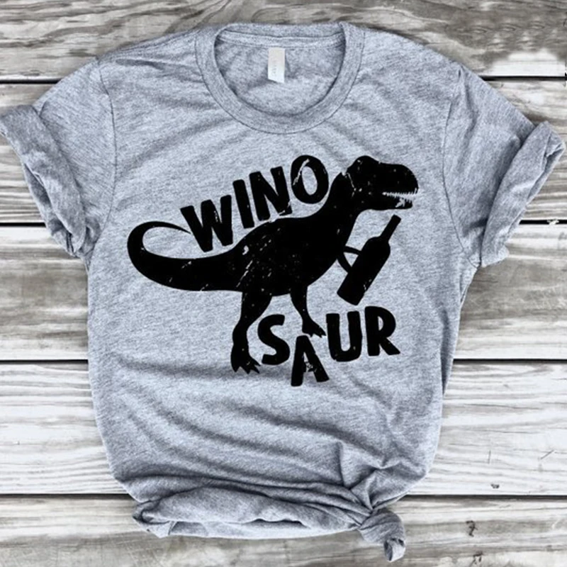 Новинка, футболка wino saur, рубашки для влюбленных с вином, топы mama be kind, забавная футболка, Белый Топ, футболки с вином, графическая Женская Винтажная Футболка