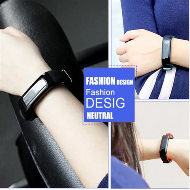 Bluetooth Смарт часы пульсометр кровяное давление фитнес Браслет трекер pk fitbits xiaomi mi