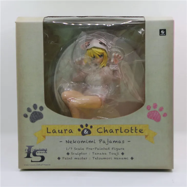 with box A 20 см Infinite Stratos кошка девушка сексуальная аниме фигурка ПВХ игрушки коллекция Фигурки для друзей подарки Рождественский подарок - Цвет: with box A