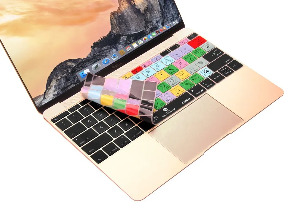Чехол для клавиатуры XSKN фотошопа Macbook 12 A1534 дизайн США нового 13 A1708 PS