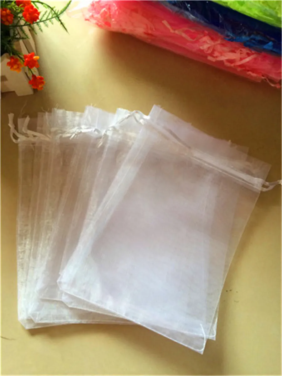 

Free Shipping 100 Pieces White 17x23cm Christmas & Wedding Gift Bags,Jewelry Bags Gift packing Pouches