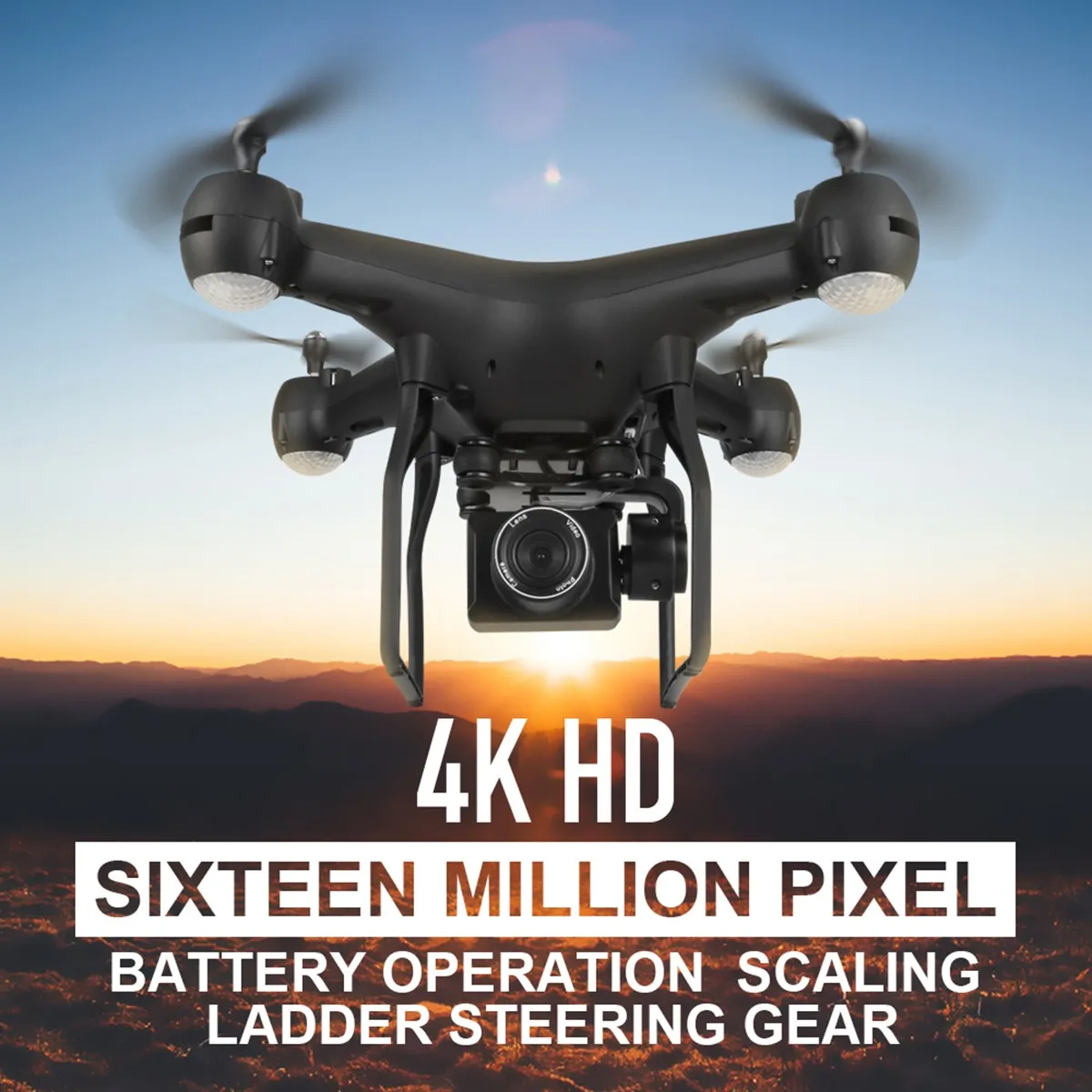 Радиоуправляемый Дрон Квадрокоптер 4k с длительным сроком службы батареи HD 1080P WiFi