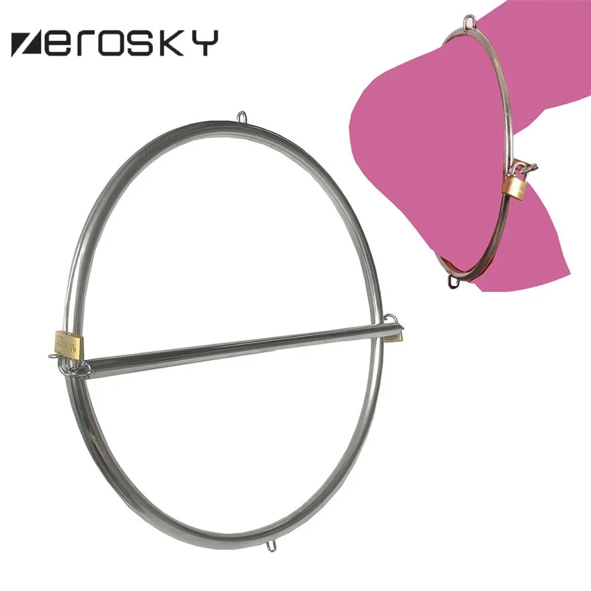 Секс игрушка Zerosky для взрослых из нержавеющей стали|Наручники и фиксаторы| |