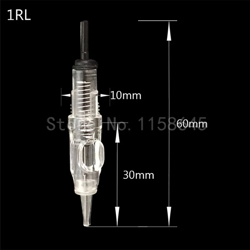 

100Pcs Permanent Makeup Machine Needles Tattoo Eyebrow Lips Cartridge Needles 1 3 5RL For Permanent Makeup Machine Drop Shopping