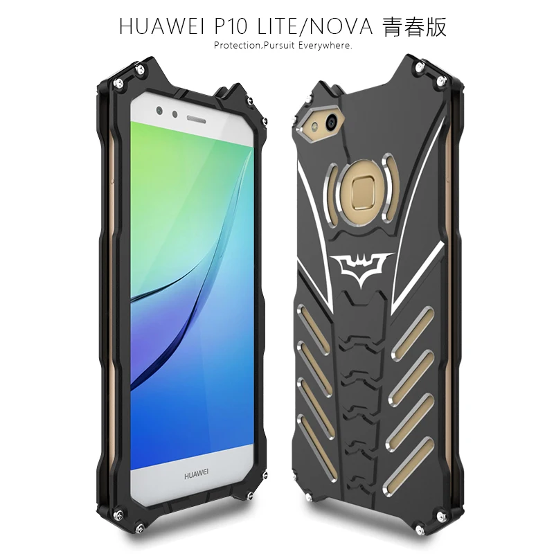 Алюминиевый армированный чехол летучая мышь для Huawei P40 Pro Lite защитный телефона