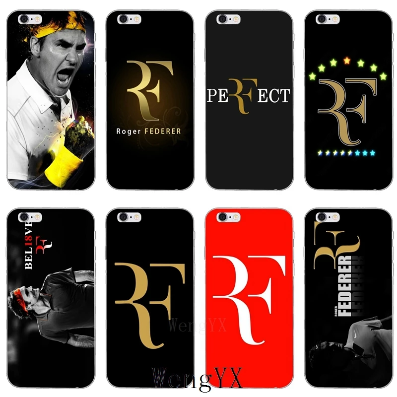 Tennis Roger Federer RF logo Soft phone case For Huawei Honor 4c 5c 5x 6x V10 Y5 Y6 Y7 II Mate 8 9 10 P8 P9 P10 Lite plus