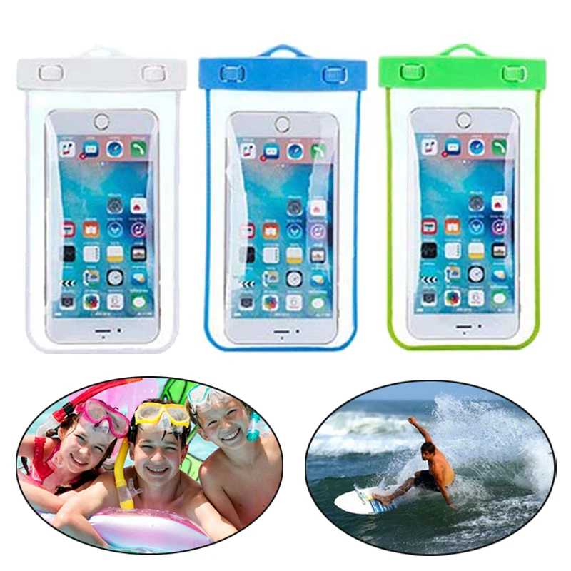 Прозрачный Водонепроницаемый подводного плавания гребля серфинг сухой мешок