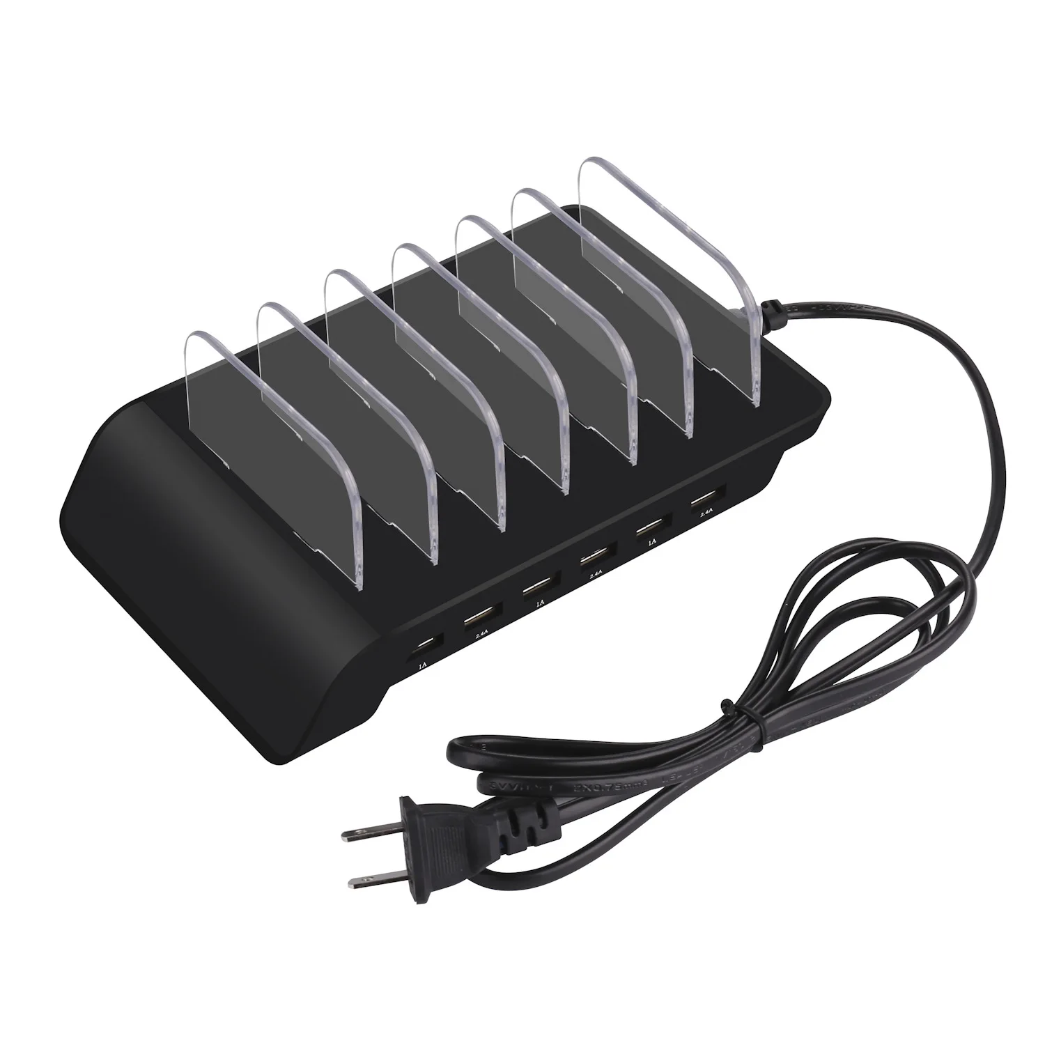 Универсальное usb-зарядное устройство для настольного смартфона, быстрое зарядное устройство, 6 портов, мульти usb зарядная док-станция для iPhone, iPad, samsung, планшетов
