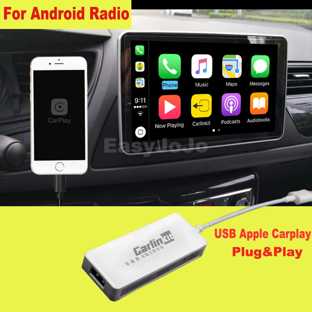 Подключи и играй Smart Link USB Apple CarPlay Dongle для Android навигационная система плеера с Android Auto