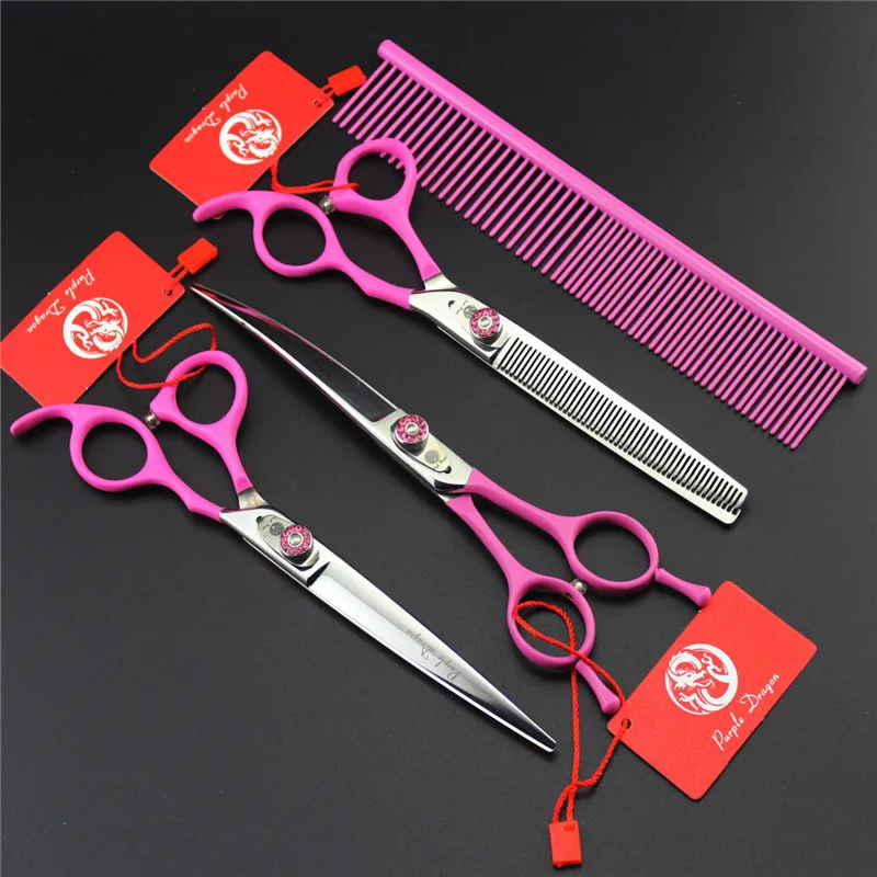 Фиолетовый дракон 7 дюймов профессиональная Собака Кошка Уход за животными