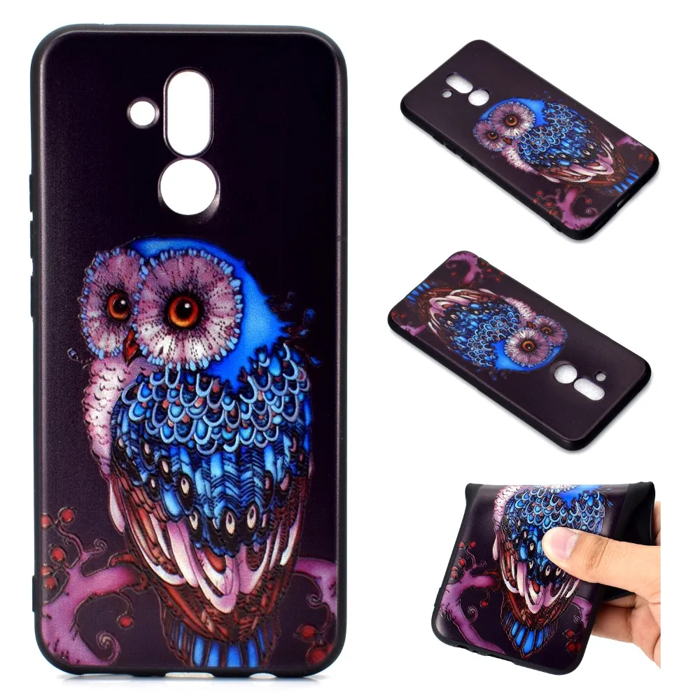 Для huawei p20 Lite силиконовый чехол ТПУ Мягкая задняя крышка для телефона Коврики 20 SNE