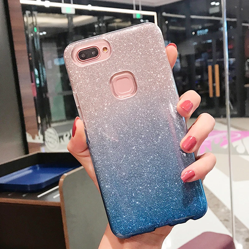 Блестящие Чехлы One Plus 5T 6T для Oneplus 3 3T A5000 A5010 A6000 A6010 TPU чехол градиентной расцветки