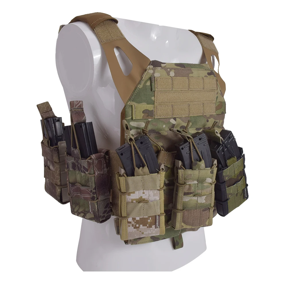 Emersongear Тактический одиночный винтовка подсумок Военная армии Охота утилита Молл подсумок для M4 M14 AK G3 em6345