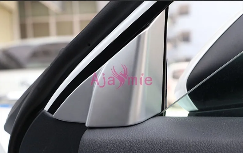 2018 Interior Door Window Corner Panel Kit Cover Overlay Garnish Chrome Car Styling For Toyota Camry Accessories | Автомобили и