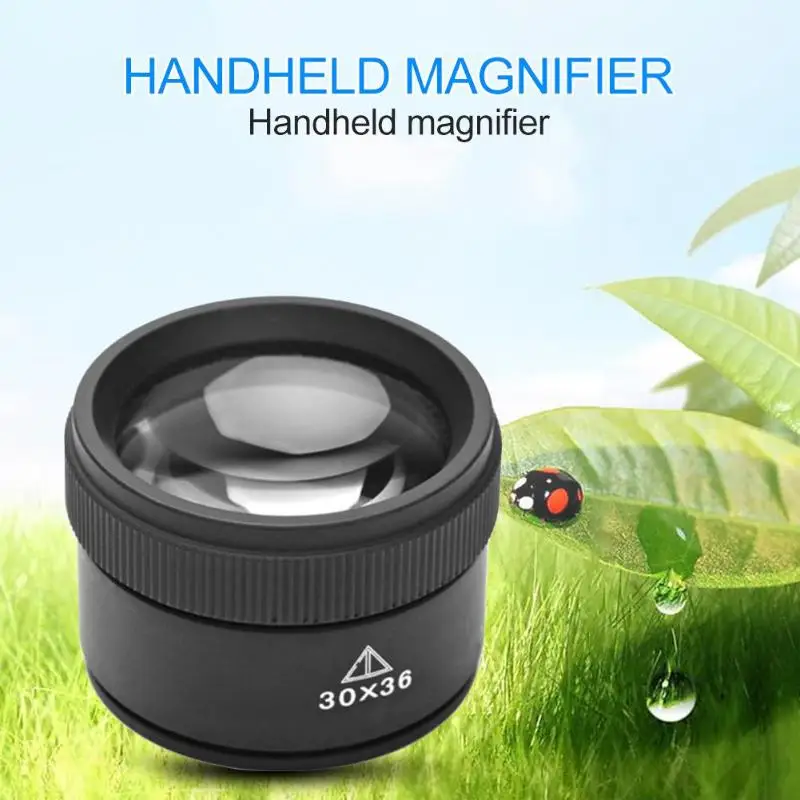 30X Monocular Magnifying Glass Portable Mini Loupe Lens Jewely Magnifier HD Handheld Reading Map Newspaper | Инструменты