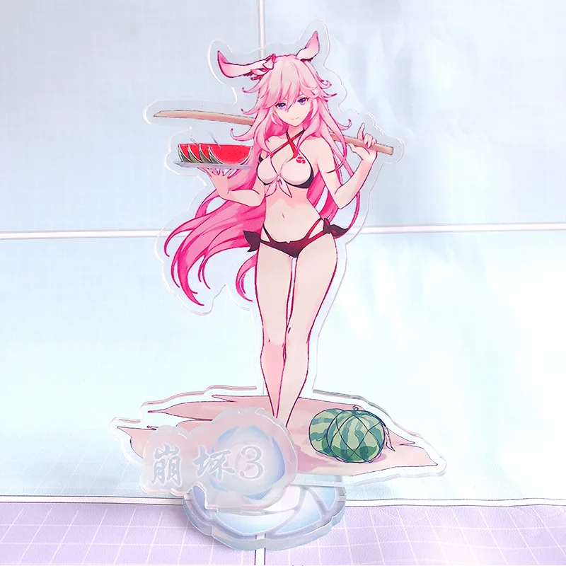 1 шт. 16 см Honkai Impact 3 киана каслана Райден акриловая стоячая пластина стенд модель