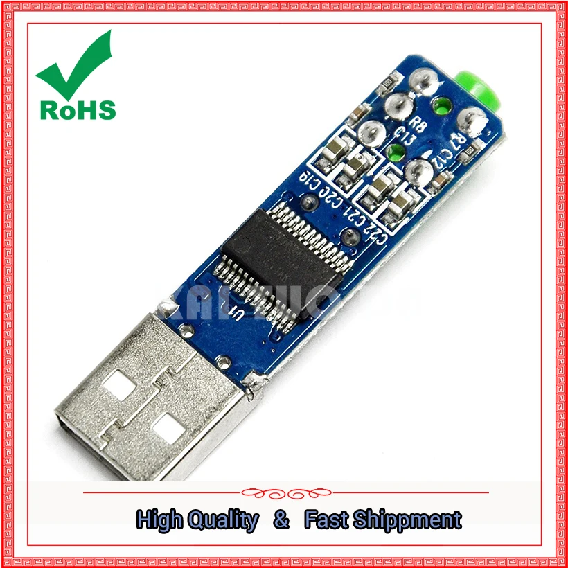 Мини USB DAC Mini usb dac декодер PCM2704 звуковая карта аналоговый плата модуль|sound module|module