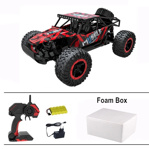 2,4 ГГц пульт дистанционного управления RC автомобили Bigfoot Monsters Rock подъемник высокая скорость внедорожный пульт дистанционного управления автомобиля игрушки - Цвет: 6519-R
