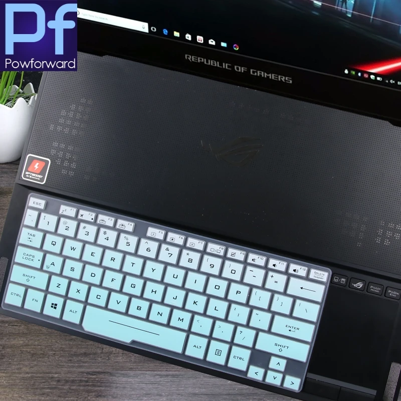 Силиконовый чехол для клавиатуры ноутбука Asus Rog Zephyrus Gx501Gi Gx501 Gx531Gs Gx531Gm gx531gxr Gx531G 15 6