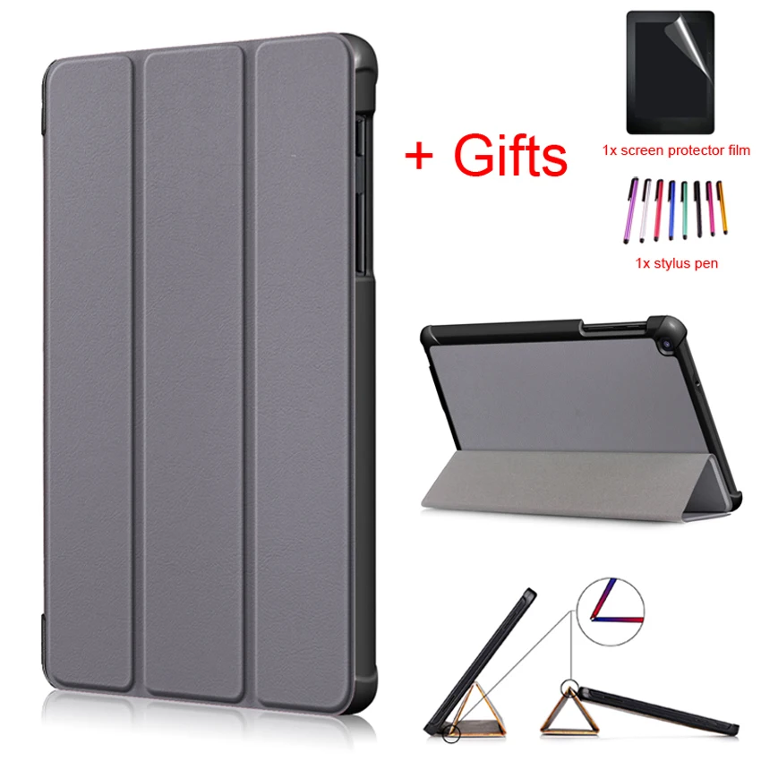 

2023 Stand Cover for / Tab A 8.0 P200 P205 SM-P200 SM-P205 With S Pen 2019 8" Tablet Ultra Slim PU Leather Case --------