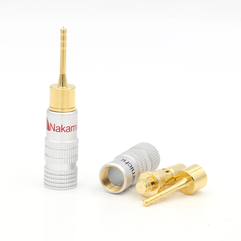 8 шт. Nakamichi 2 мм штырьковый динамик с золотым покрытием|plug adapter|adapter plugwire adapter |