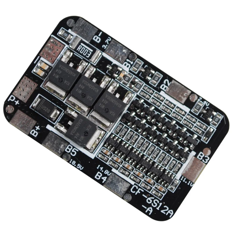 6S 15A 3,7 V BMS Защитная печатная плата PCB PCM BMS 6S 18650 Lipo литиевая батарея литий-ионная Зарядка для электродрели DIY