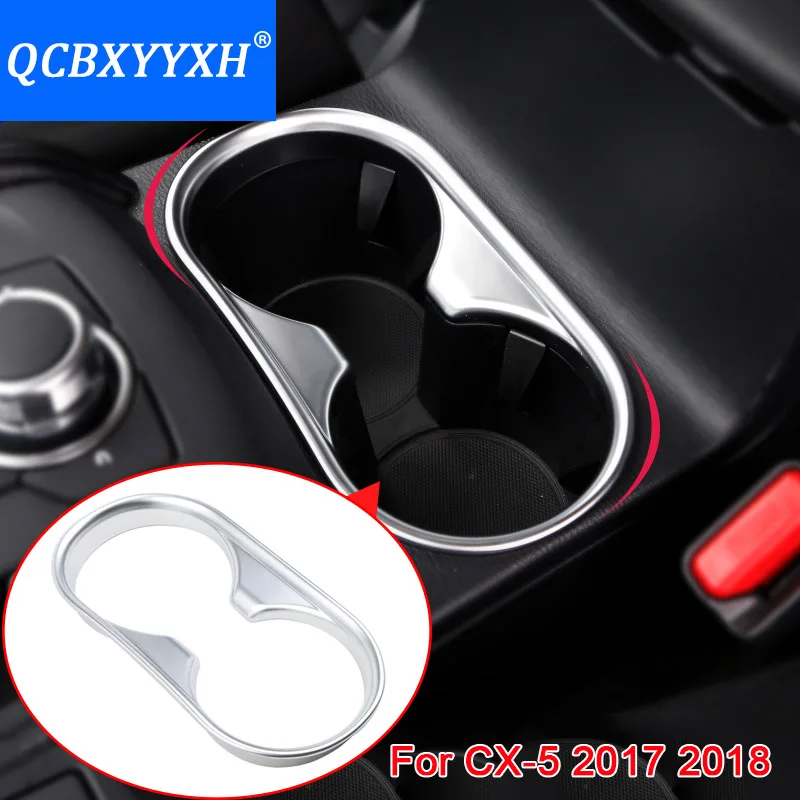 Стайлинг автомобиля QCBXYYXH держатель стакана панель с блестками для Mazda CX 5 2017 2018