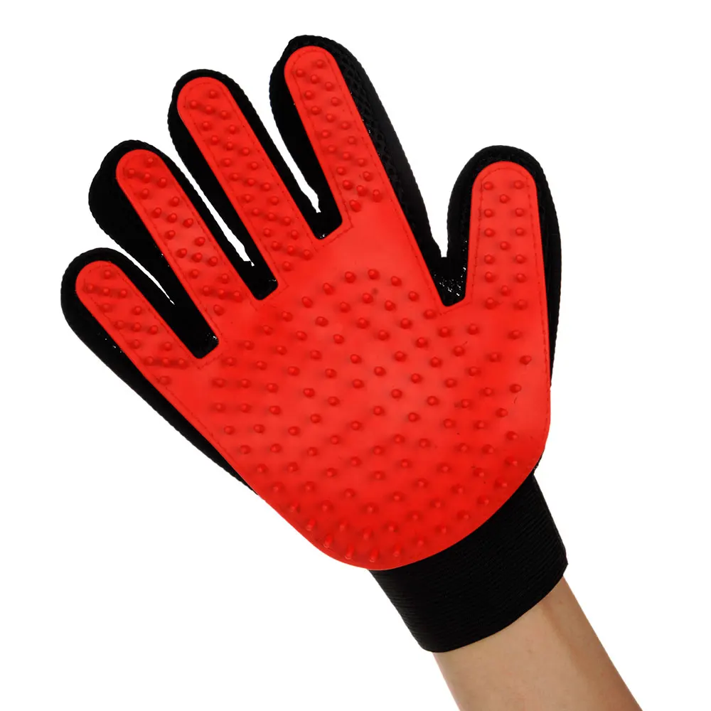Chat Gants Cheveux Peigne Pet Brosse De Bain Massage de Chien Toilettage Pour Animaux Fournitures Nettoyage | Дом и сад