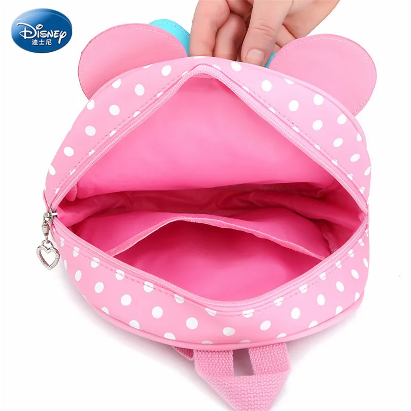 Дисней 2019 рюкзак Минни из искусственной кожи водонепроницаемый детский школьный