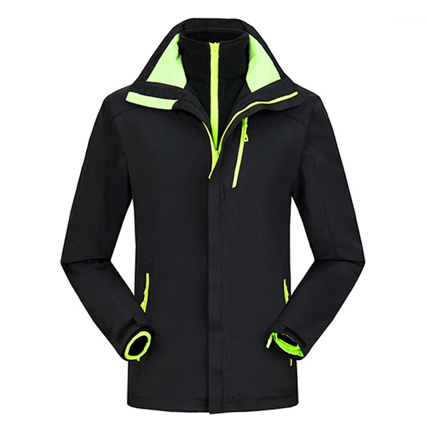 Mountainskin Мужская и женская зимняя флисовая куртка из 2 предметов Спортивная