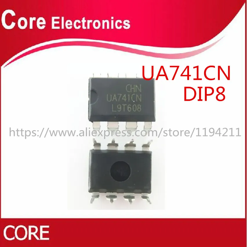200 шт. UA741CN DIP8 UA741 DIP UA741CP оригинальный IC | Электронные компоненты и принадлежности