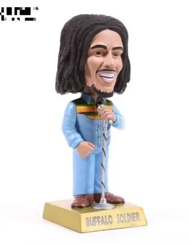 Боб Марли Figura Buffalo Soldier регги Необычное Воблер Bobble Глава Regalo аниме Рисунок Da Collezione