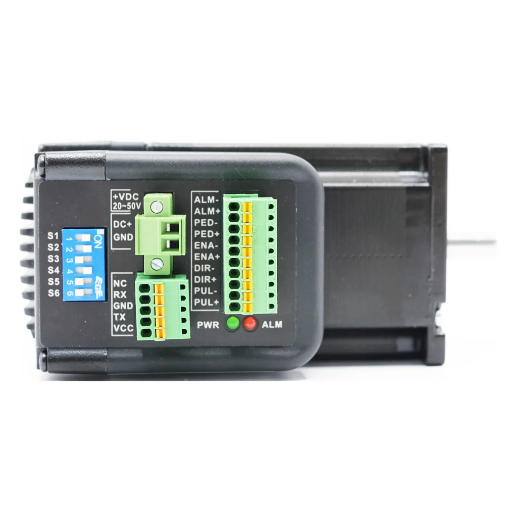 

Nema23 1.2/2Nm Hybrid Closed Loop Integrated Stepper Motor+Driver High Stability Consistency for CNC Electronic Processing