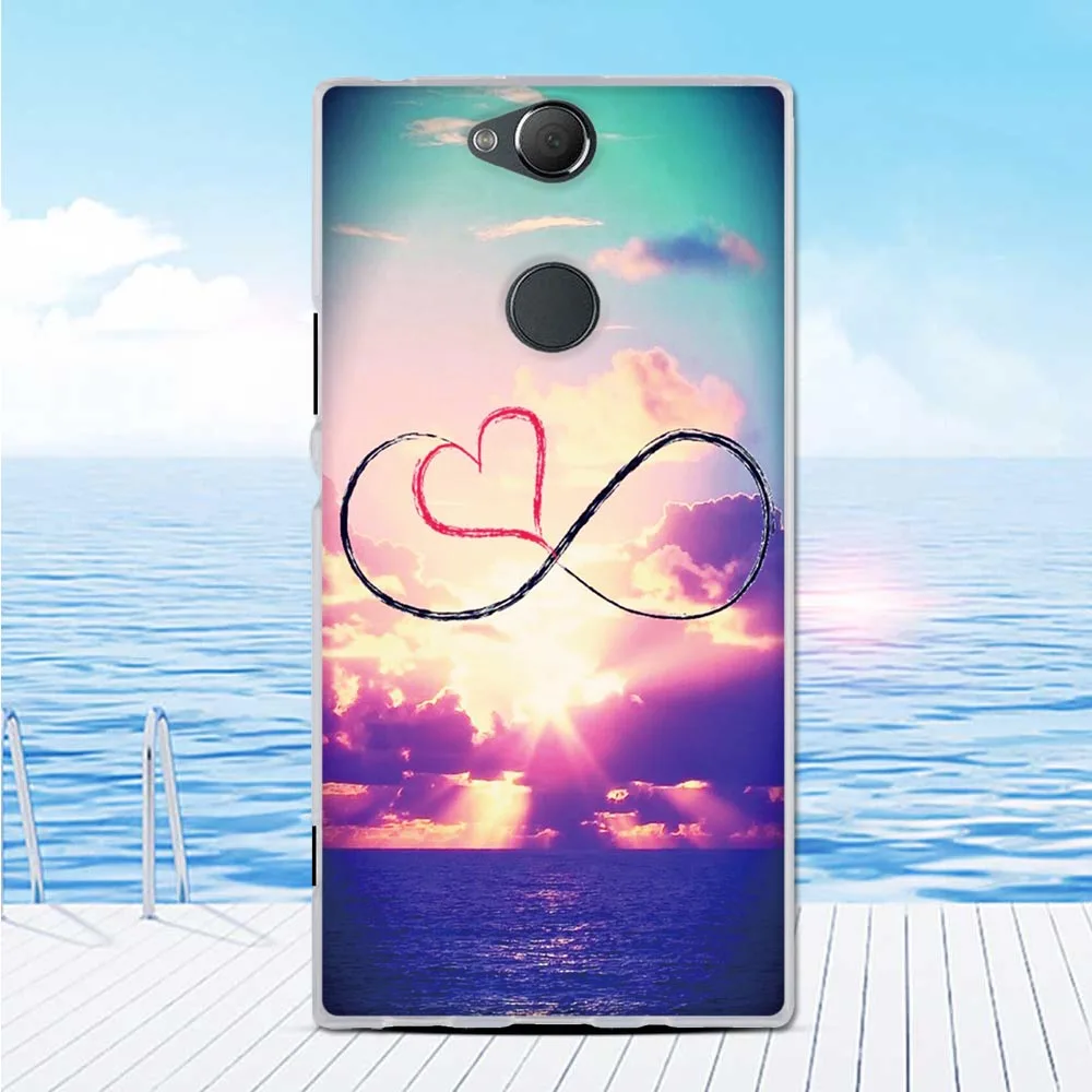 Силиконовый чехол для Sony Xperia XA2 Plus милый чехол-бампер из тпу X A2 сумка | Мобильные