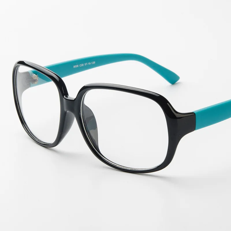 Oversized Googles Glasses Frame Unisex Classic Spectacles Leopard Young Female Myopia Optical Eyeglasses Oculos De Grau | Аксессуары для