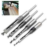 1pc 6810151618222530mm square hole mortiser drill bit mortising chisel drill for diy woodworking electric drill tools