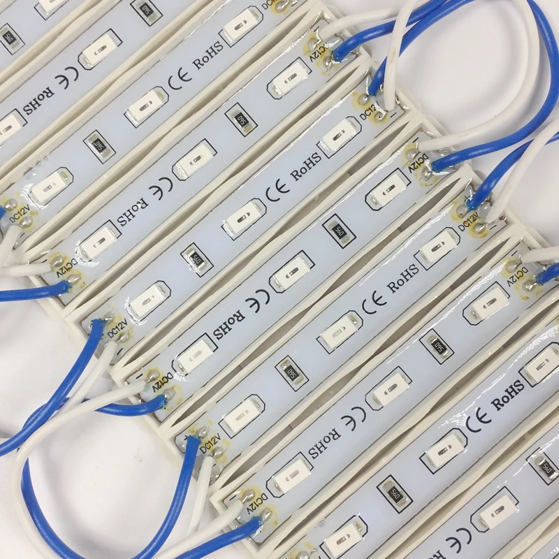 1000 шт DC12V SMD5730 5630 Светодиодный модуль Водонепроницаемый светодиодный Подсветка для объемных букв и рекламные вывески