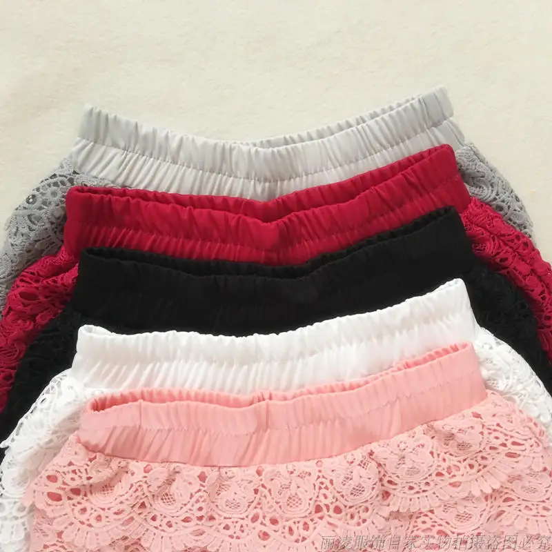 Розовые Для женщин Шорты для летние пикантные кружевные шорты эластичный пояс