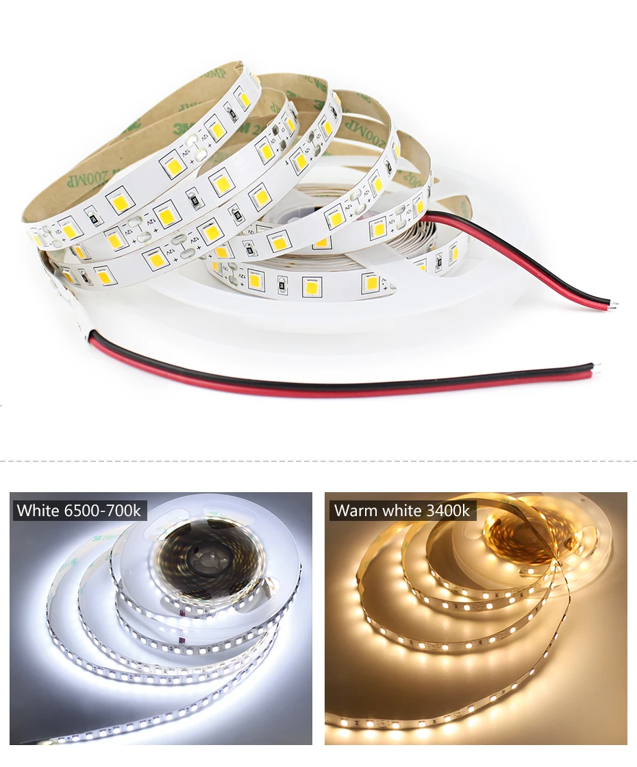 С регулируемой яркостью Светодиодные ленты 12V 4040 SMD Светодиодные ленты e 300 светодиодный 600 светодиодный сенсорный диммер переключатель 110 V-220 V 2A Питание для внутреннего Кухня светильник