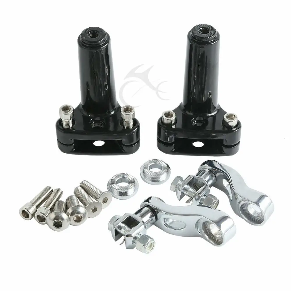 

Motorcycle Passenger Foot Peg Mount Kit For Harley Softail Fatboy Deluxe Breakout 2000-2006