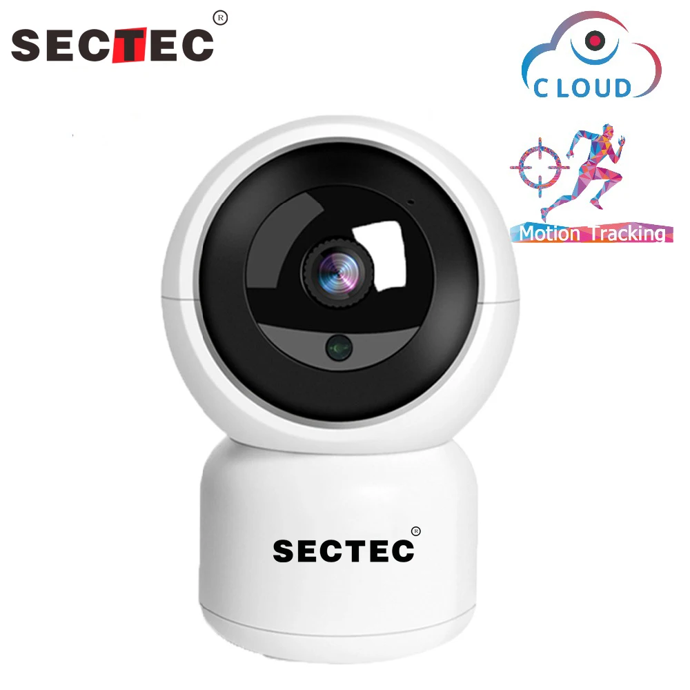 

SECTEC 1080P Cloud Wireless IP Camera Intelligent Auto Tracking Of Human Home Security Surveillance CCTV Network Mini Wifi Cam