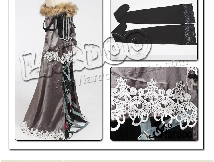 [Настроить] аниме Final Fantasy XIV FF14 LULU сексуальное платье униформа костюмы косплей Любой размер на Хэллоуин Новинка