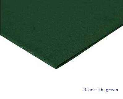Blackish green Высокое качество, горячая Распродажа, упаковочная бумага из ткани и Подарочная обертка, бумажная бумага DIY Материал конфет цвета 50*66 см 40 шт в партии - Цвет: Blackish green