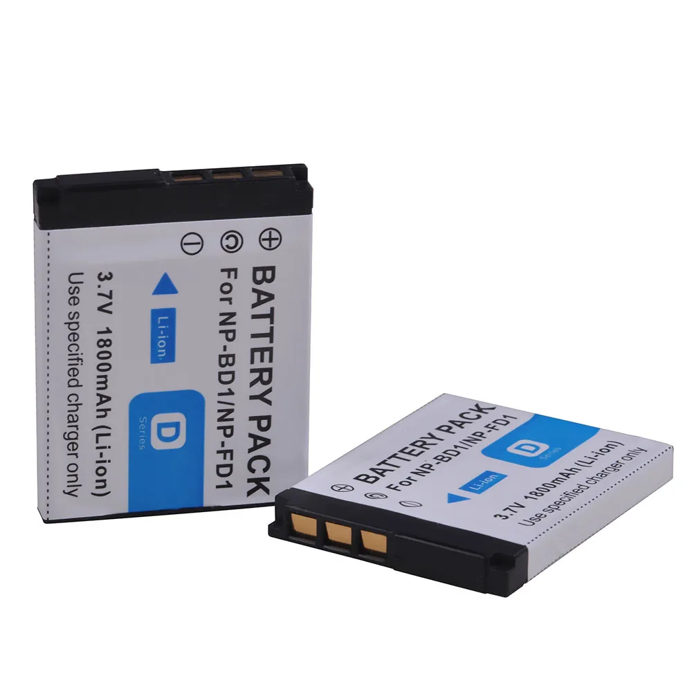 2 шт. NP FD1 BD1 Камера Батарея для sony DSC T300 TX1 T900 T700 T500 T200 T77 t90 T70 T2 G3 S930|Цифровые