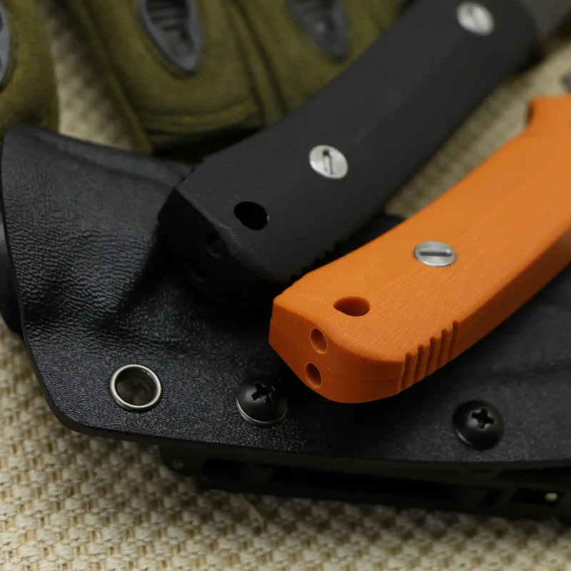 LOVOCOO Крапива открытый K-Shield прямой нож G10 Ручка D2 Сталь Кемпинг EDC тактический карманный инструмент украинский дизайнер Lvan B