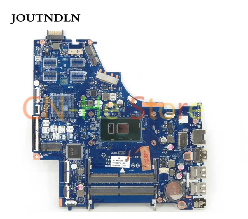 JOUTNDLN для HP 15 BS BS001CY latop материнская плата 924749 601 CSL50/CSL52 LA E801P DDR4 с i3 7100U