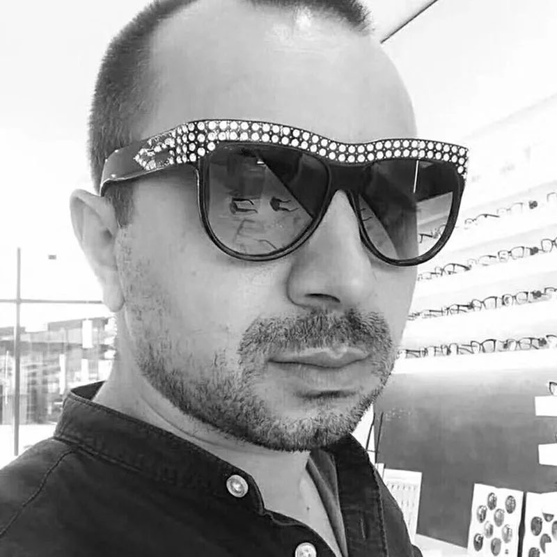 [EL Malus] крупногабаритный воздушный шар рамка солнцезащитные очки для мужчин и