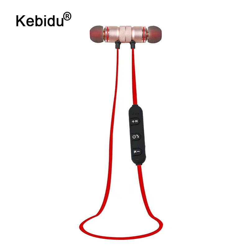 Спортивные Bluetooth наушники kebidu беспроводные Влагозащищенные магнитные стерео