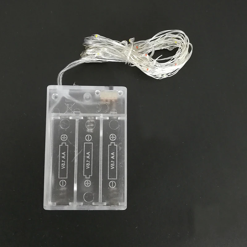 100/200/500/1000 шт оптовая продажа 4 м 40 LED медная проволока свет для стеклянной бутылки