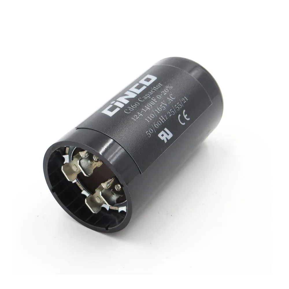 CD60 двигатель старт конденсаторы запуск 124 149 мкФ 110V 125V 165V mfd uF mf компрессор HVAC